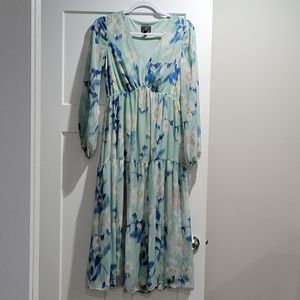 ADRIANNA PAPELL - Floral-Print Midi Dress